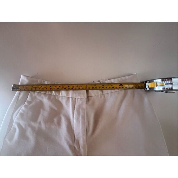 Zara Basic White Wide Leg Crop Pants Womens Size S (A) - Picture 12 of 12